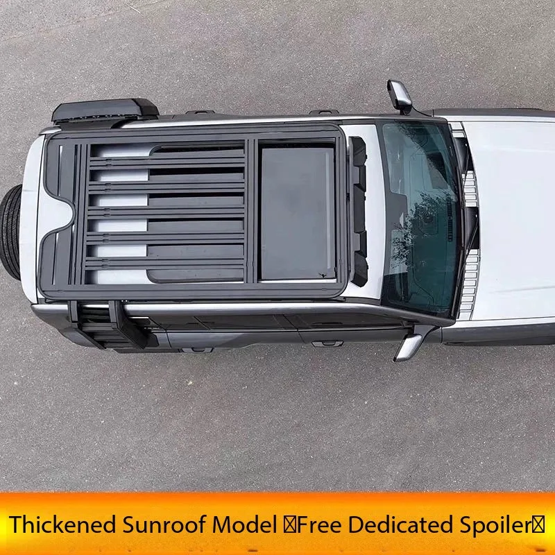 

The Exterior of the Car for Off-road Camping Is Modified to Be Equipped with Aroof Rack for Equation Leopard Titanium 7