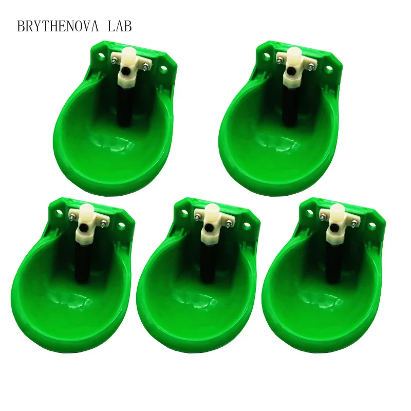 5 Pcs Animal Drinkers Cattle Sheep Horse Swine Dog Automatic Bowl Water 18cm Farm Animal Feeders Cattle and Sheep Equipment