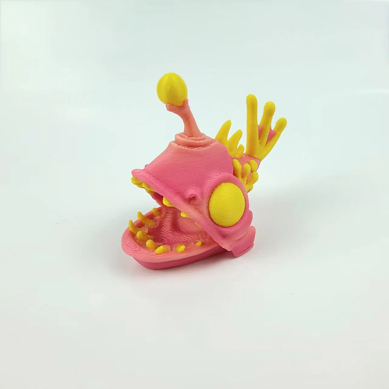 3D Afdrukken Lantaarn Vis Model Mini Leuke Figuur Prachtige Simulatie Diermodel Thuis Ornament Desktop Decoratie Kinderen Speelgoed Cadeau