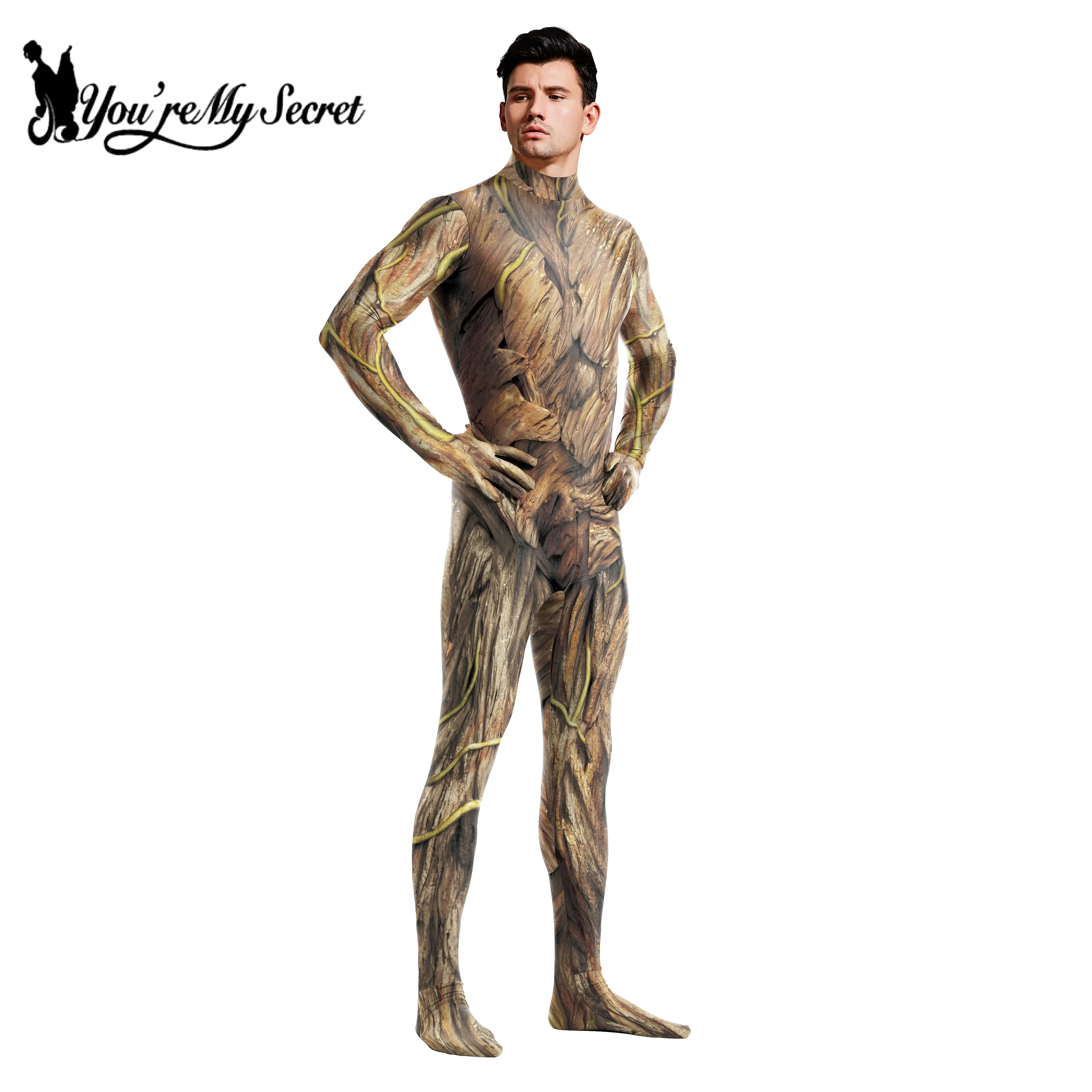 [You\'re My Secret] Halloween Cosplay Costume For Adult Movie Superhero 3D Printed Men Spandex Zentai Party Bodysuit Clothes