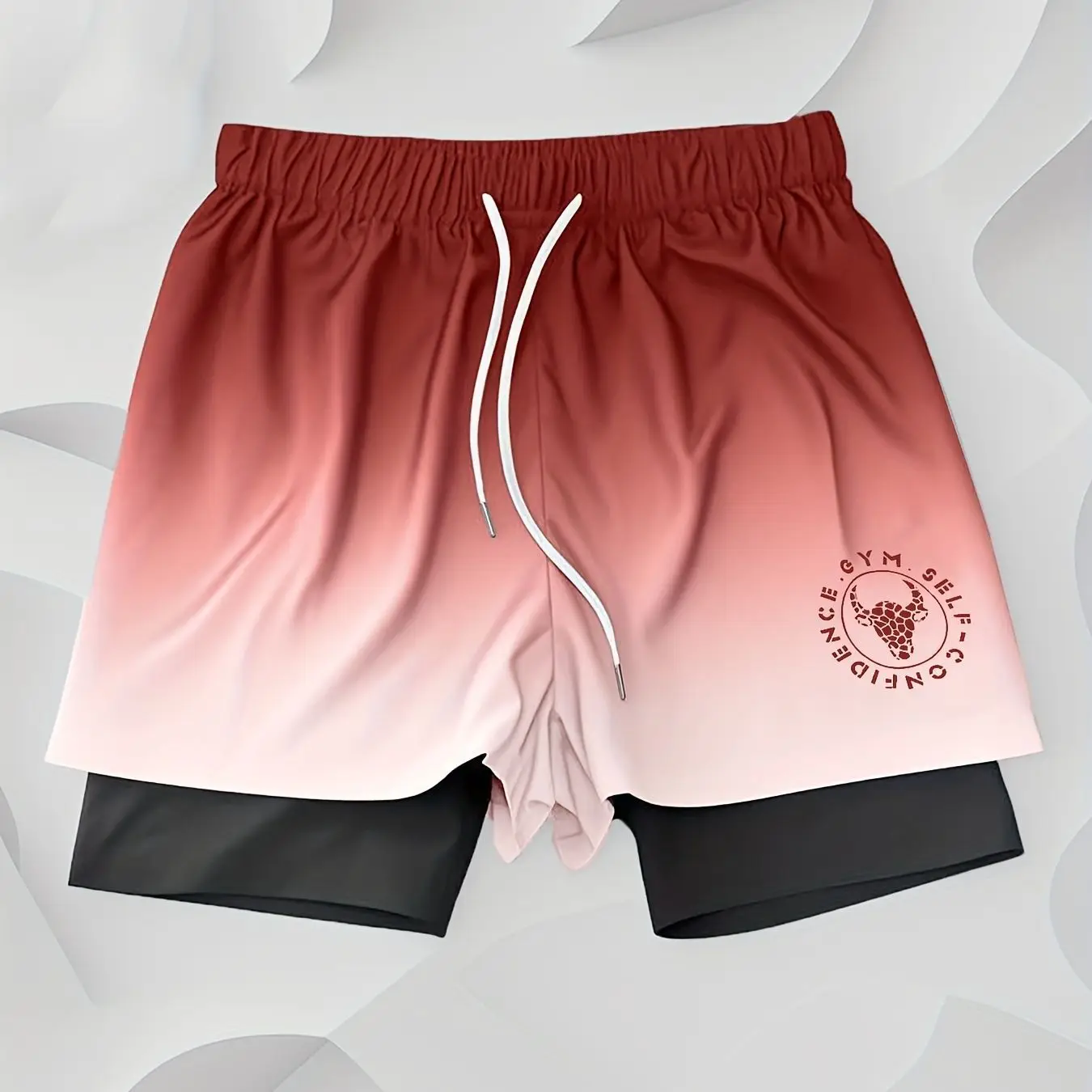 2026 Sommer neue europäische und amerikanische Herren-Sport- und Freizeit-Shorts, atmungsaktive, schweißabsorbierende, schnell trocknende Shorts – Detail 14