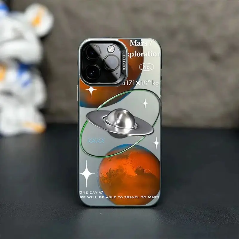 

Luxury Case for Samsung Galaxy S25 S24 S23 S22 S21 Ultra FE Plus A55 A35 A54 Camera Protection for Male Female Space Eyes Bumper