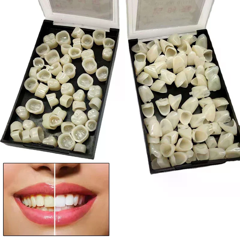 

Стоматологическая временная зубная корона-задняя и передняя смола, фарфоровая корона, стоматологические лабораторные принадлежности, профессиональное восстановление зубов, Acc