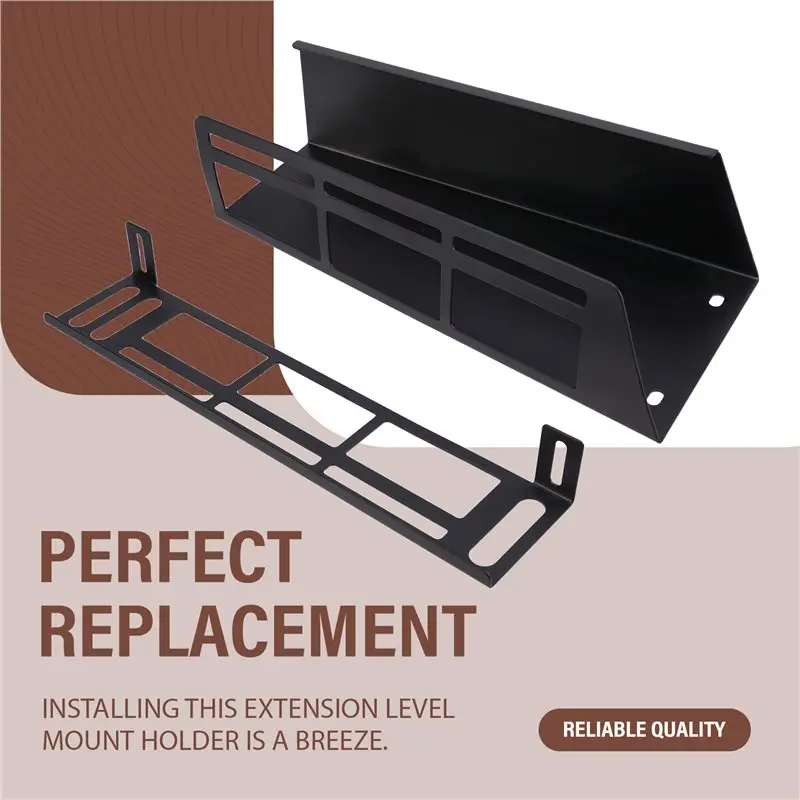 AEE6-Extension Level Mount Holder For Tool Boxes Horizontal Tool Organizer Fits Levels Up To 2.8