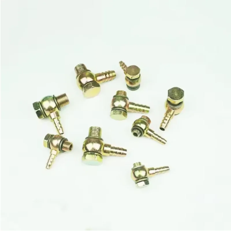 

Diesel Tube Pipe Joint Nylon Hydraulic Return Flat Round Ball Head Modified with Hollow Screw 8/10/12/14/16MM