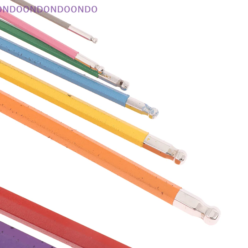 Professional 9 Pieces Allen Hex Key Set, 1.5mm -10mm Wrench Kit, Bicycling Essential Tools, Long Arm Hexagon Spanner