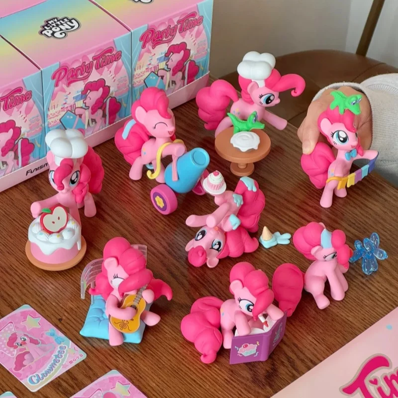 

Funism Stock Genuine My Little Pony Pinkie Pie Party Time Blind Box Cutemystery Box Cartoon Ornament Toys Girls Birthday Gifts