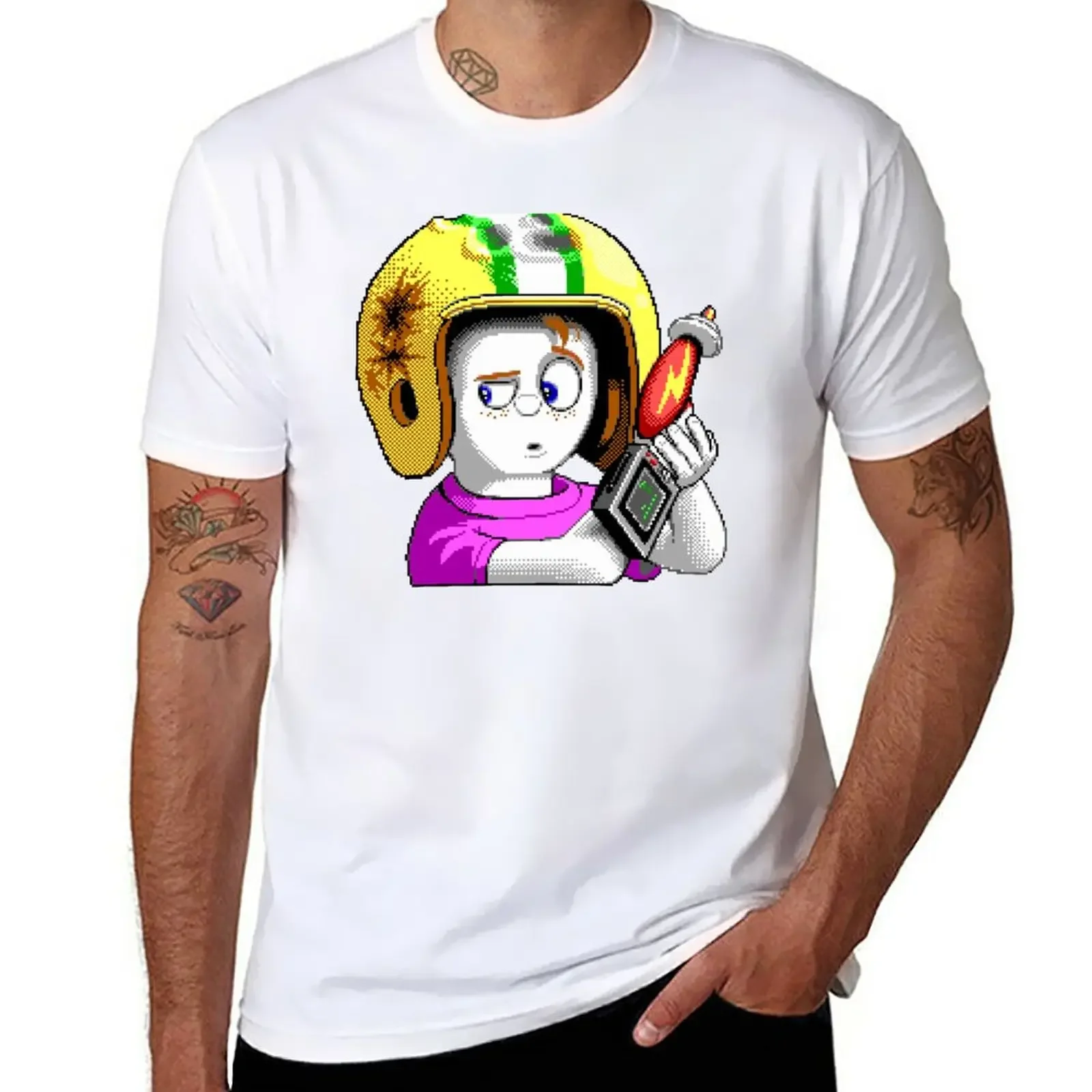 

Commander Keen HD - Retro DOS game fan items T-Shirt tees cute clothes customized t shirts fitted t shirts for men