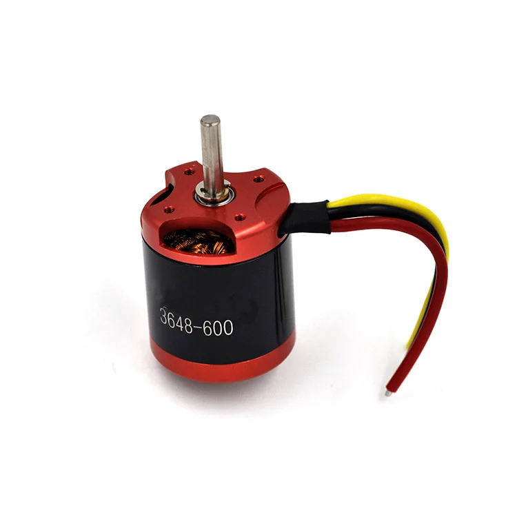 Model Aircraft DC Brushless External Rotor Motor T3648-600KV Fixed Wing Brushless Motor