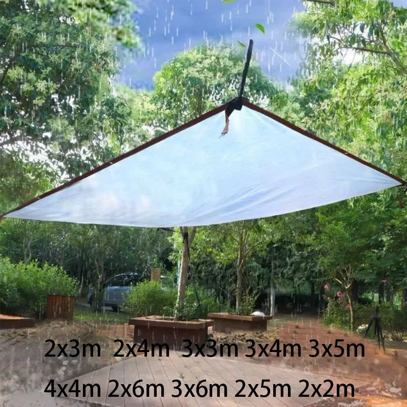 PE Transparent Waterproof Oilcloth Canopy Windproof Snow Proof for Terrace Garden