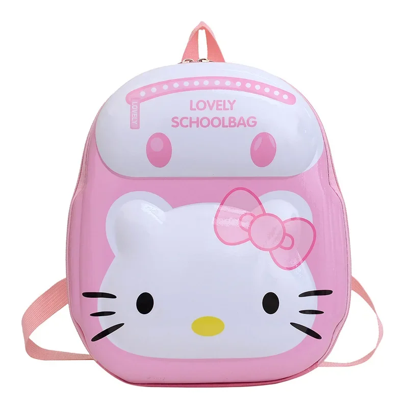 Sanrio olá kitty jardim de infância bolsa do bebê das crianças mochila bonito meninas menino mochila dos desenhos animados casca de ovo mochila bolsa de ombro