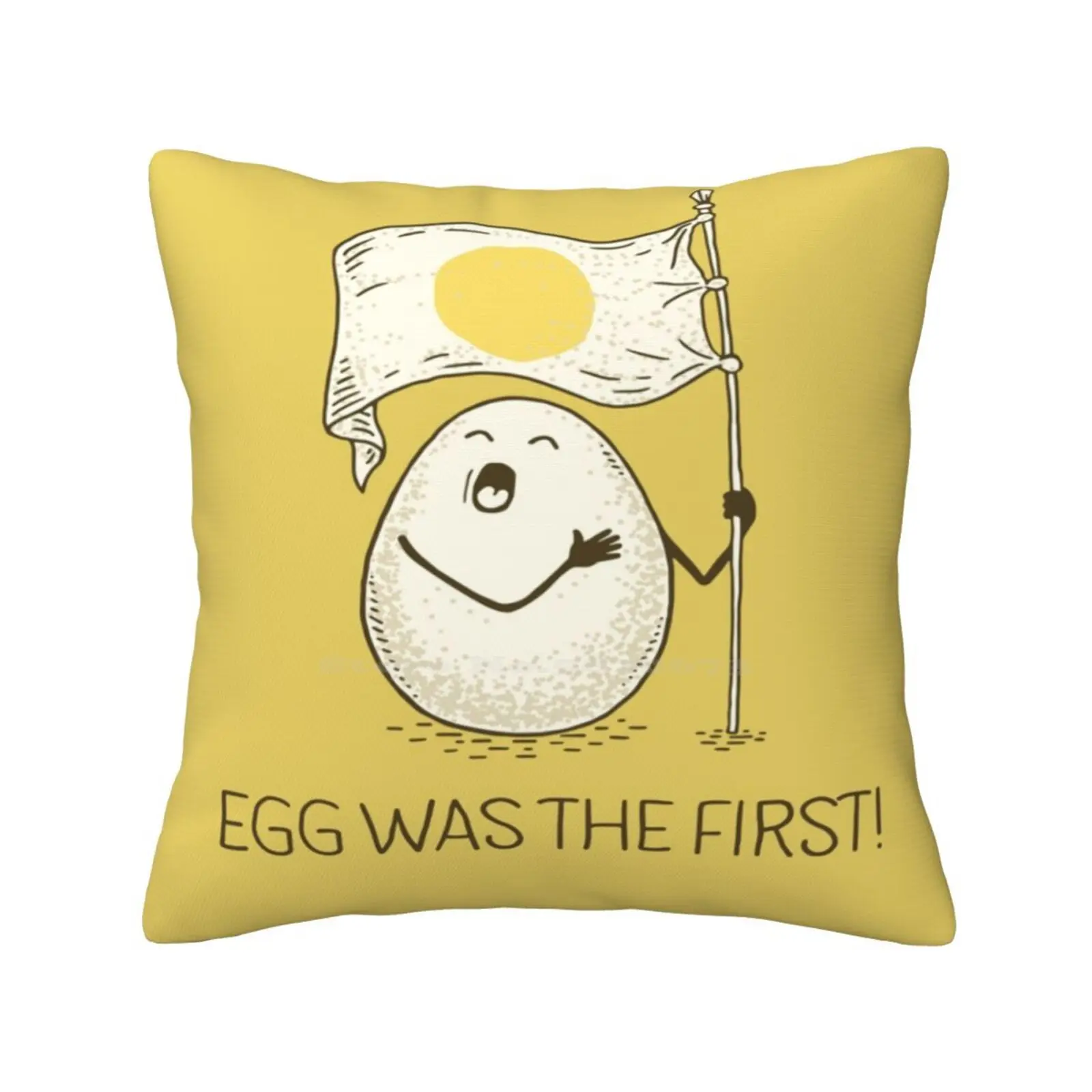 Anthem Of Eggs Home Sofa Car Cushion Cover Pillowcase Anthem Flag Song Food Gotoupart Go To Up Art Eggs Breakfast Chicken First