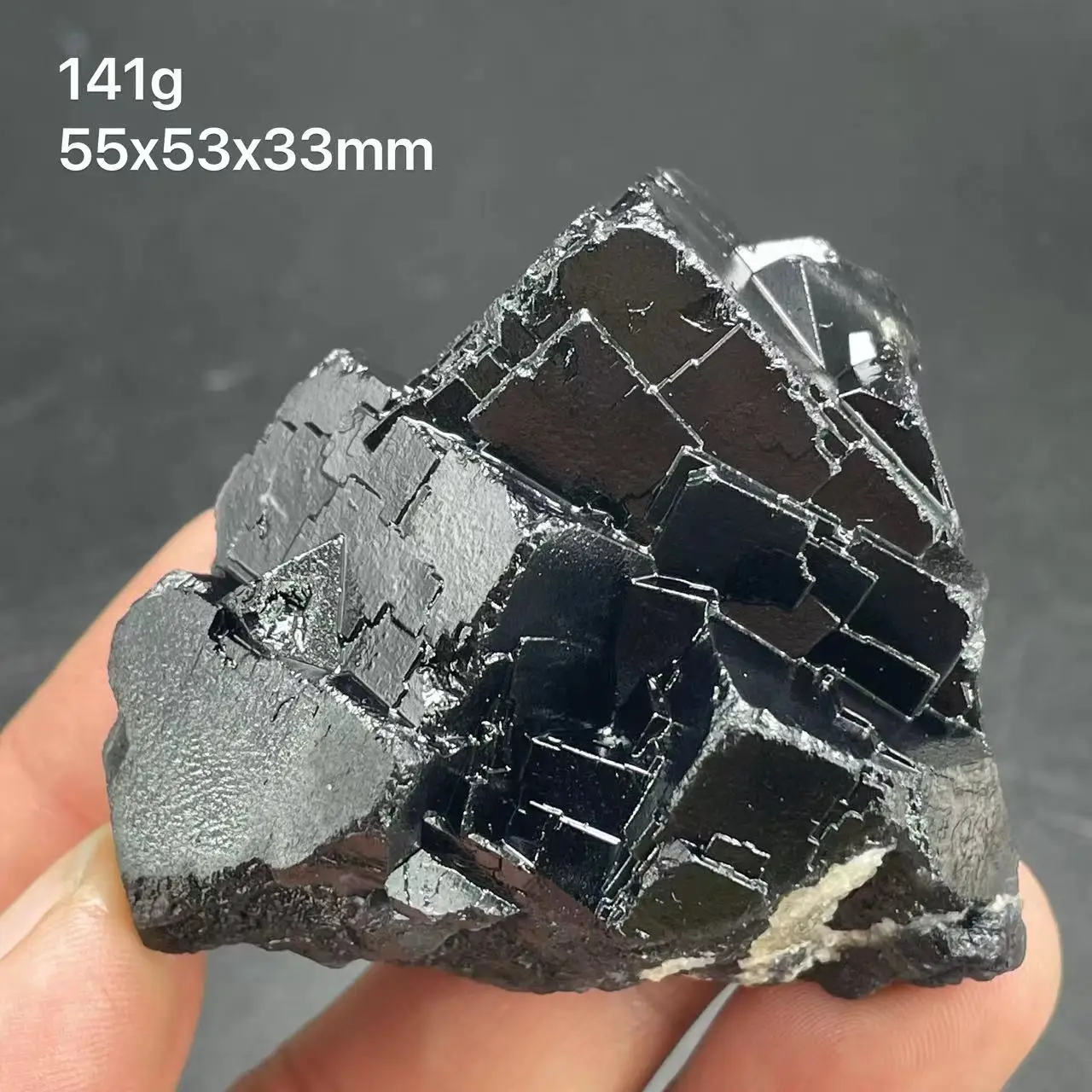 

new! 100% natural black rose fluorite staircase large particle mineral specimen, original stone healing crystal from Pakistan