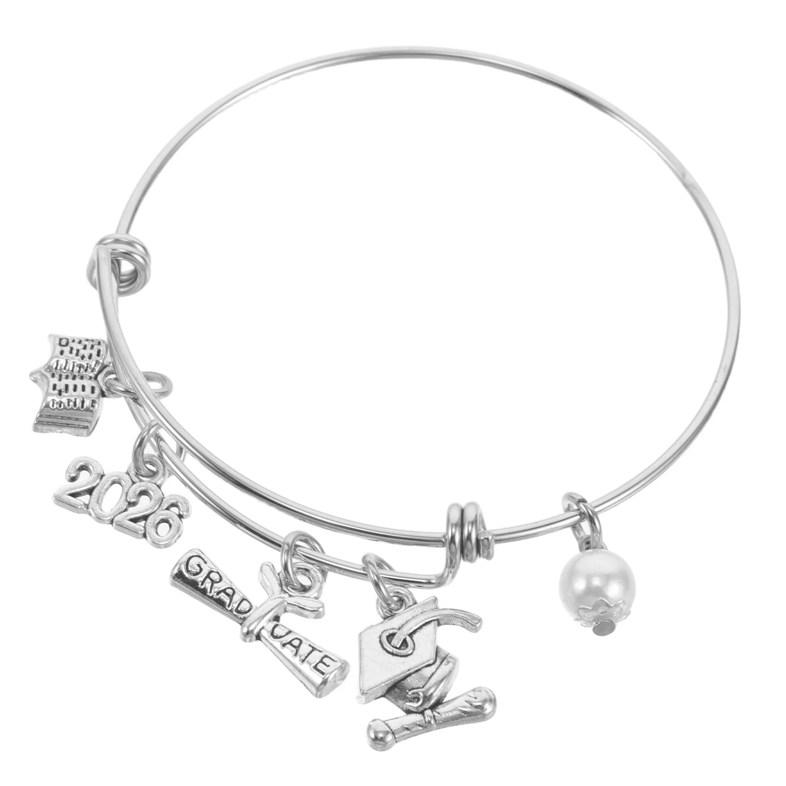 

Регулируемый браслет на выпускной для нее, выпускник 2026 года, ювелирное украшение, вдохновляющий браслет-сувенир на выпускной для женщин