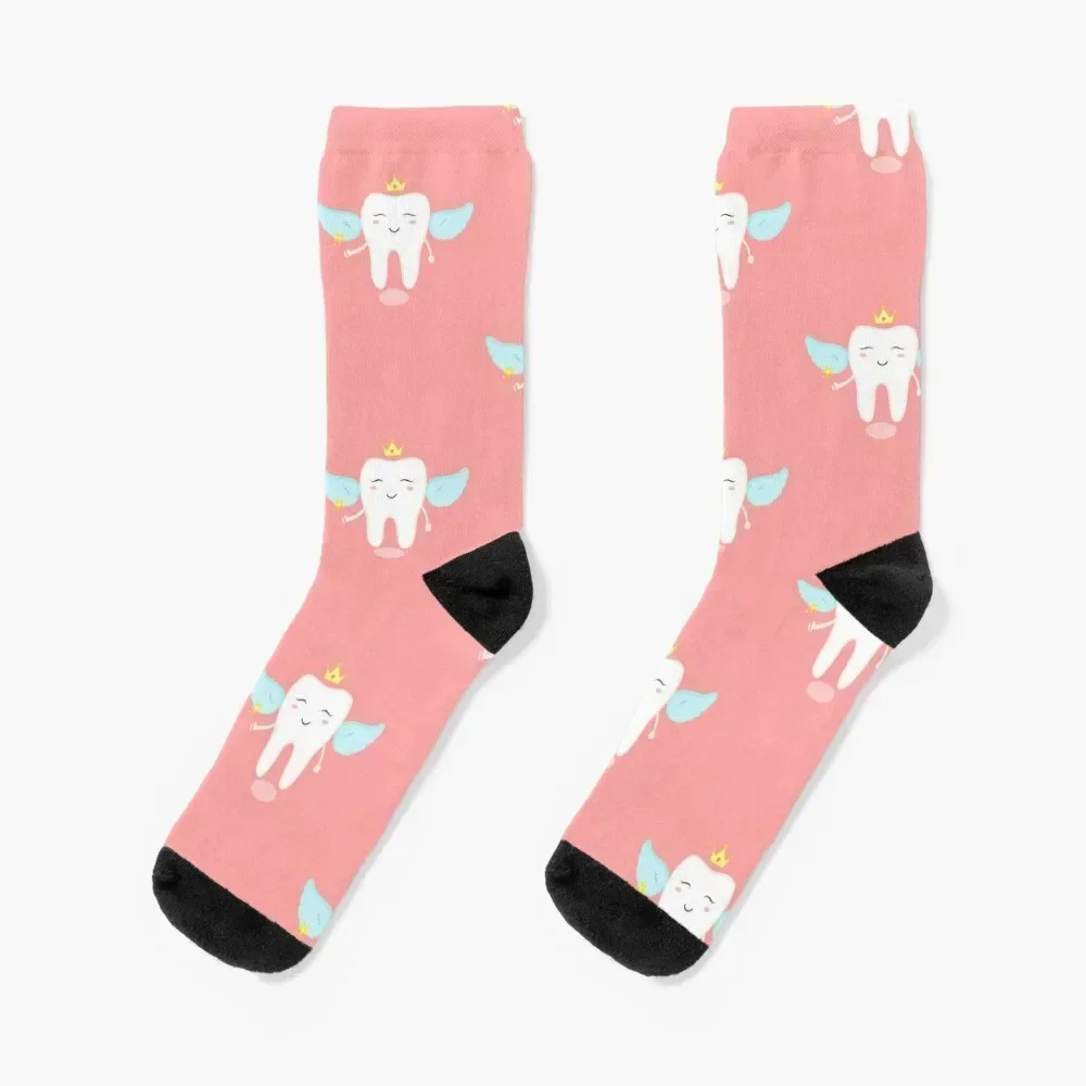 

Tooth Fairy Socks warm winter anti-slip essential shoes Socks Men's Women's