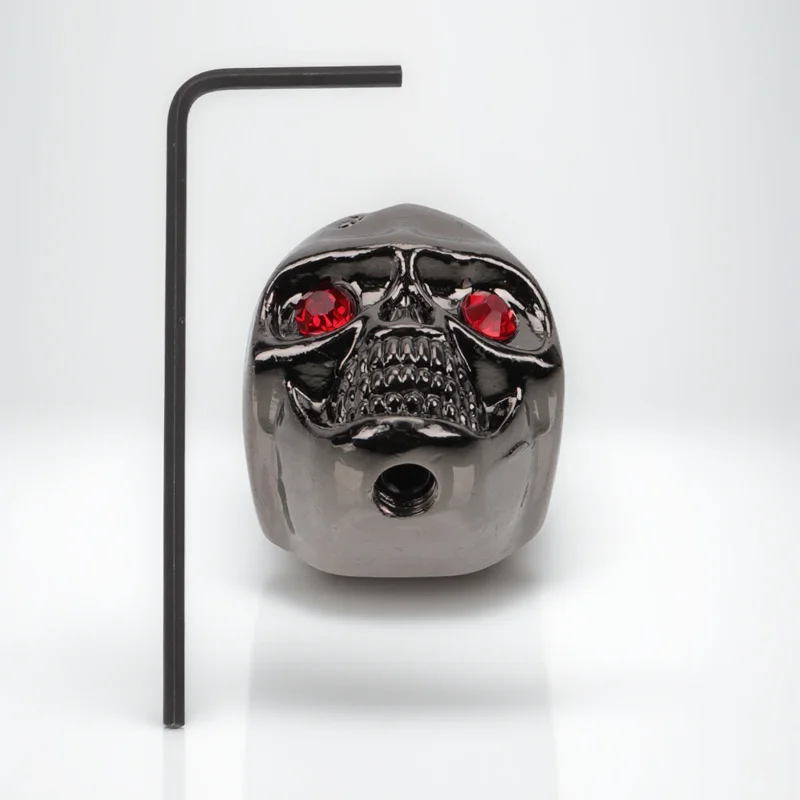 

Skull Head Replacement Guitar Potentiometer Knobs Electric Bass Volume Control Accessories Metal Rotary Knob Hats Guitar Parts