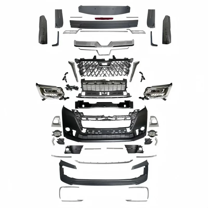 

Suitable for Hiace, used to modify the front and rear bumpers and large body kit of Mona Lisa models