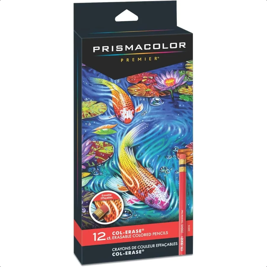 

ColErase Erasable Colored Pencils Adult Coloring 12 Pack