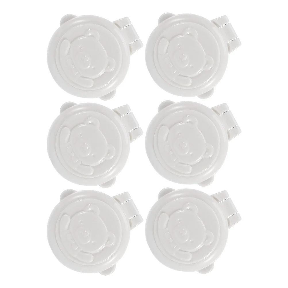 

6Pcs Child Proof Stove Guard with Button Safety Lock for Gas Stove Knob Covers Start Protection Secure Usage At Home