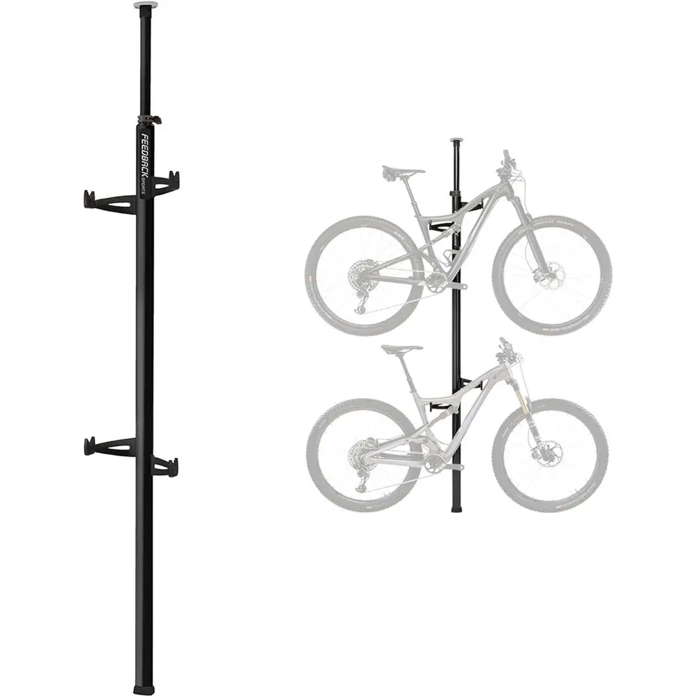 

Напольная велопарковка Eedback Sports Velo Column для 2 велосипедов, черная, от 2,1 м до 10 м