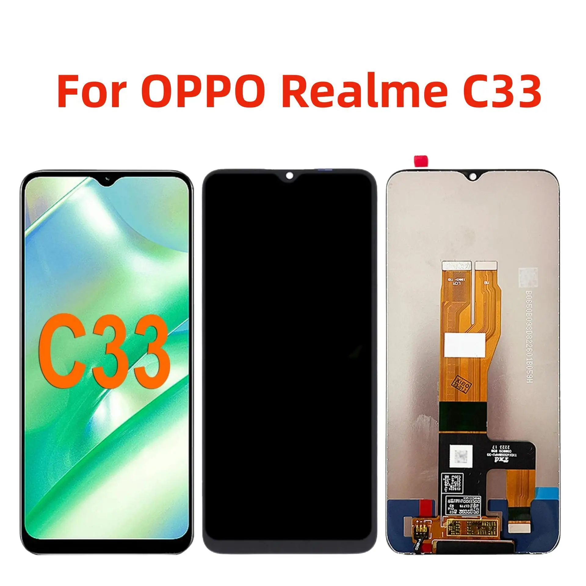 

6.5'' Original For OPPO Realme C33 RMX3624 LCD Display Touch Screen Digitizer Assembly Parts