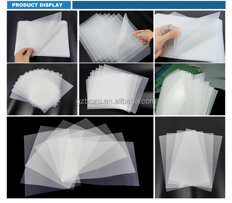 DTF PET Film 200 PCS Sheets A3 DTF Transfer Film Paper For Direct Transfer Film DTF Printer Head R1390 L1800 DX11 L805