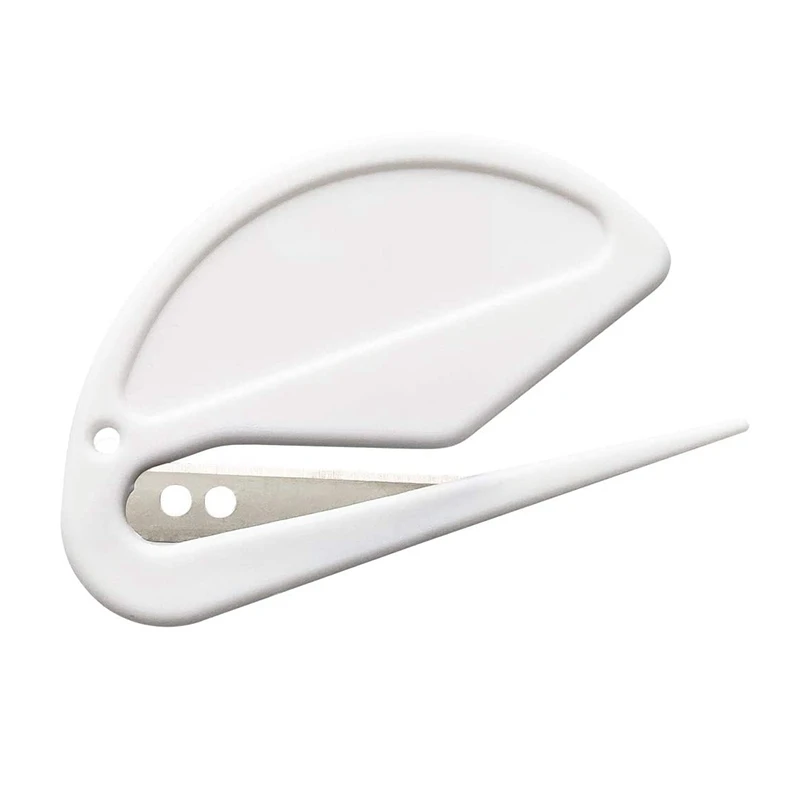 Резак для бумаги, открывалка для писем, резак для конвертов из АБС-пластика, открывалка для почтовых писем с ножом для бумаги с лезвиями, три упаковки, белый