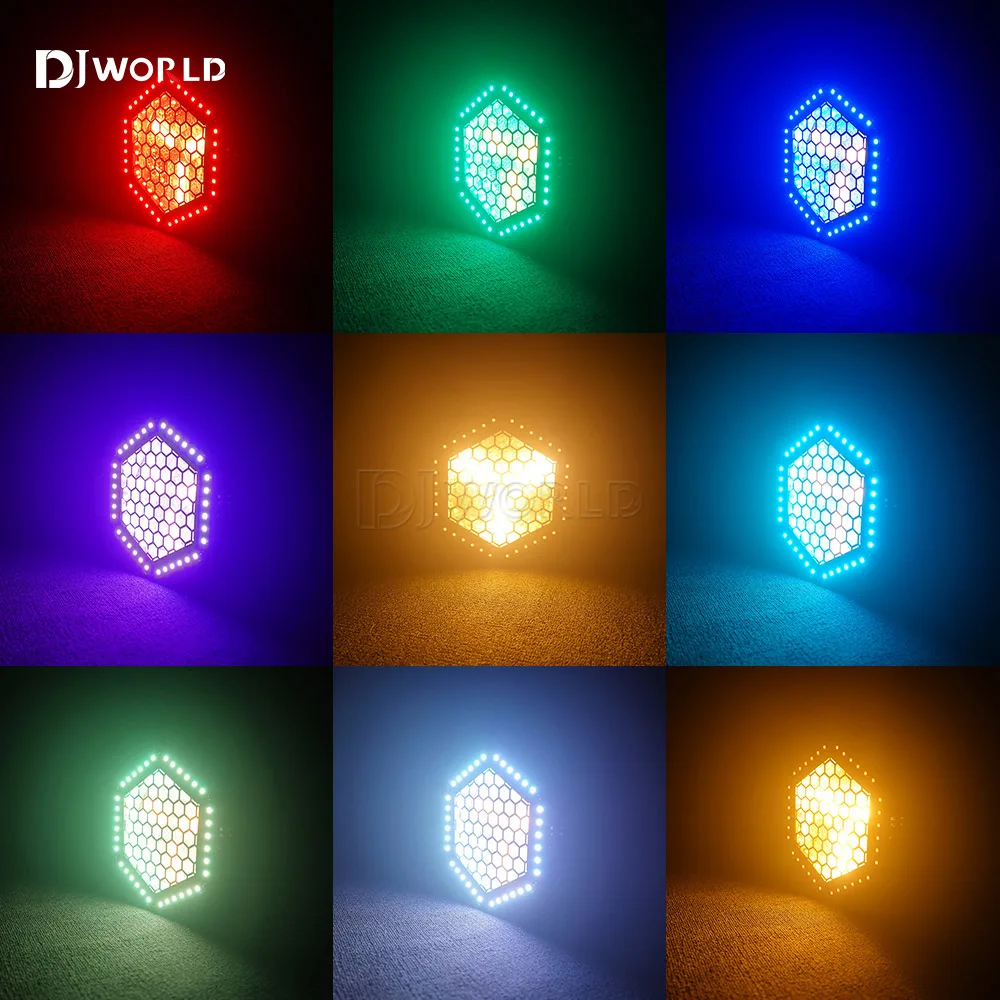RGBW LED Luz Retro, DMX512, Palco Piscando, DJ Sound, Party Dance Club, Efeito Disco, 280W