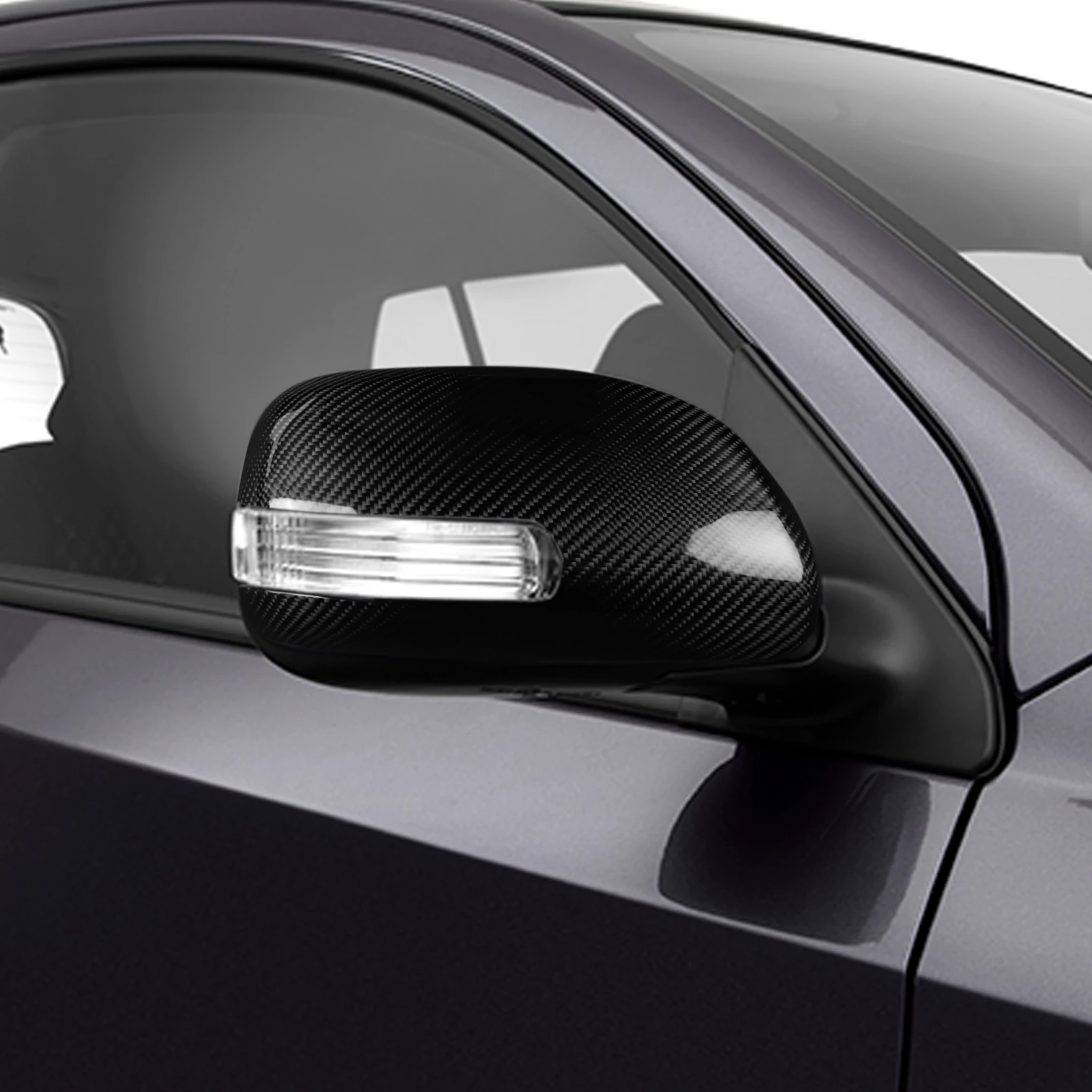 For Toyota Scion TC 2011 2012 2013 2014 2015 2016 Carbon Fiber Rearview Mirror Car Exterior Modification Trim Accessories ﻿ - view 2