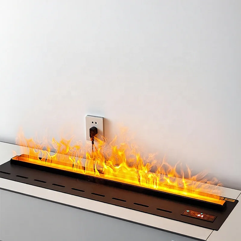 1500mm 3D Atomized Water Mist Fogging Electric Fireplace Humidifier LED Water Vapor Steam Decor Fireplace