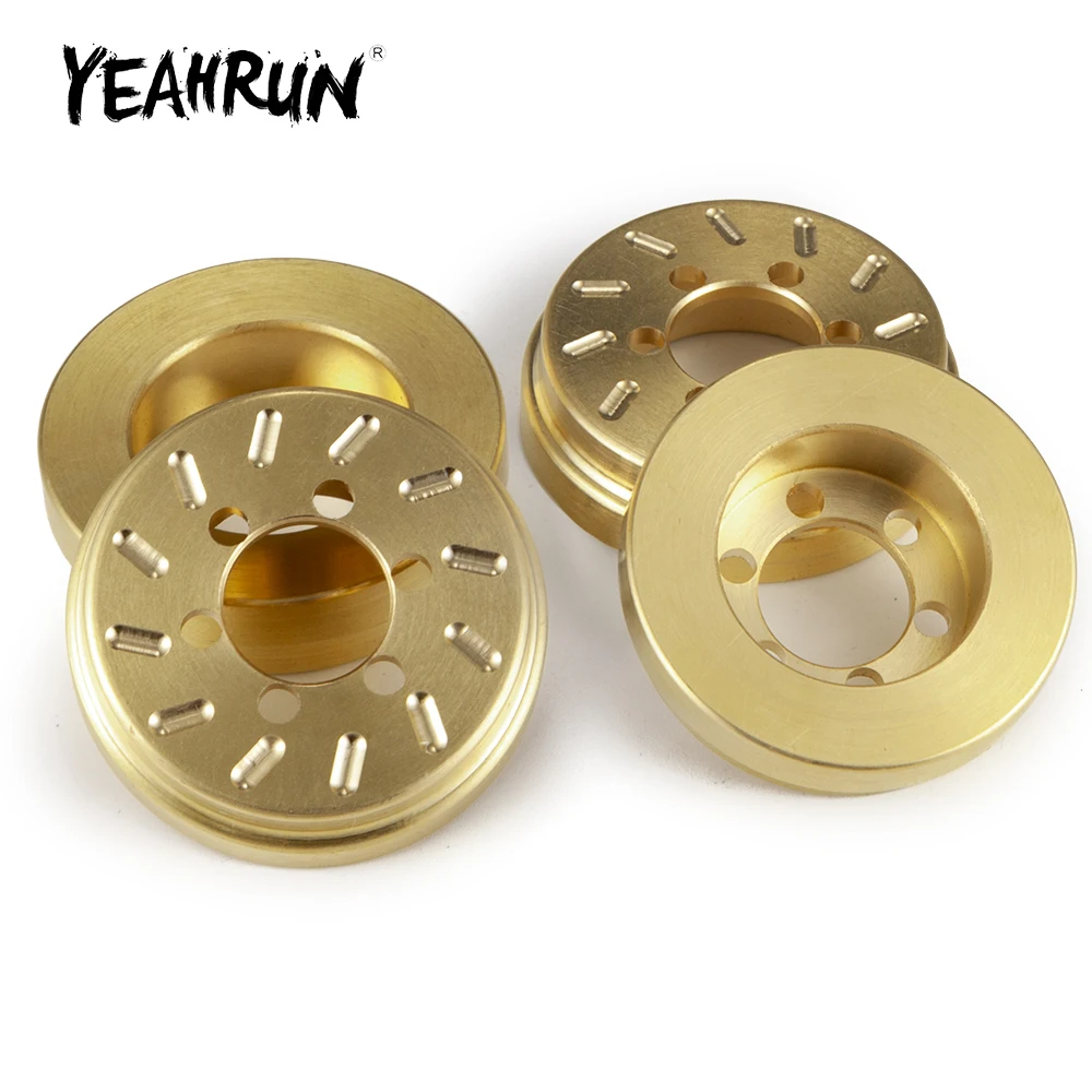 

YEAHRUN Brass 1,9/2.2 дюймов колёсные диски, противовес внутреннего веса для Axial SCX10 90046 D90 TRX-4 1/10, детали для обновления радиоуправляемых автомобилей