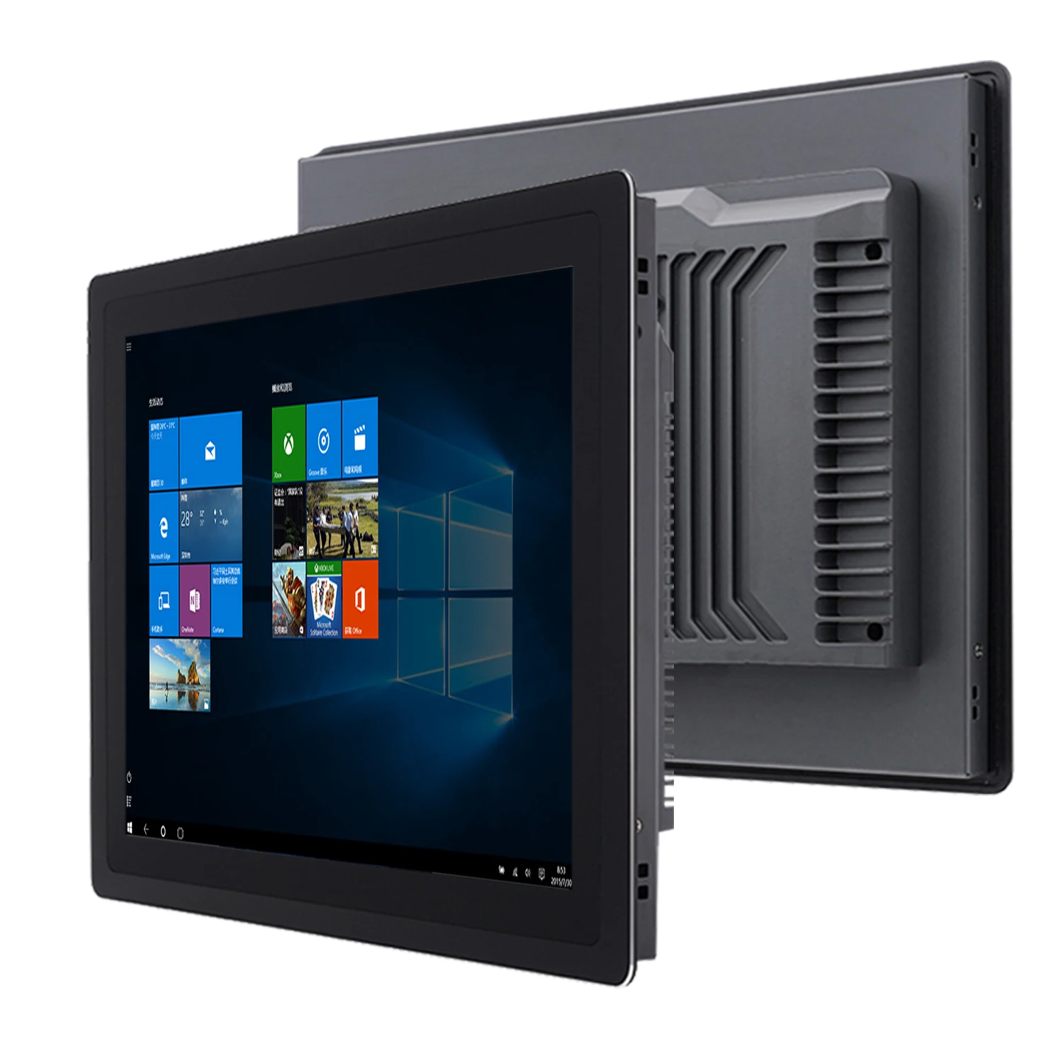 13.3 15.6 18.5 Inch industrial panel pc all in one pc with capacitive touch screen mini computer built-in WiFi win10pro 1366x768