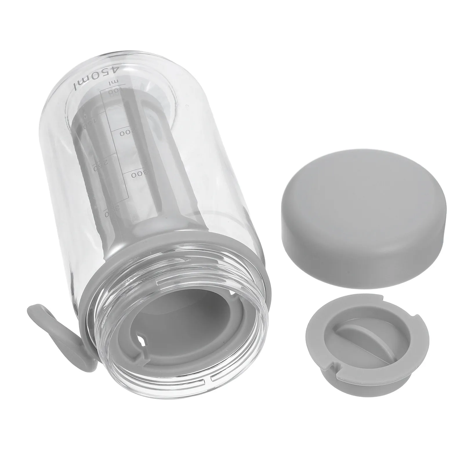 450Ml Portable Cold Brew Coffee Cup Clear Shatter-Resistant Bottle Travel Coffee Filter Iced Latte Maker Iced Latte Cup