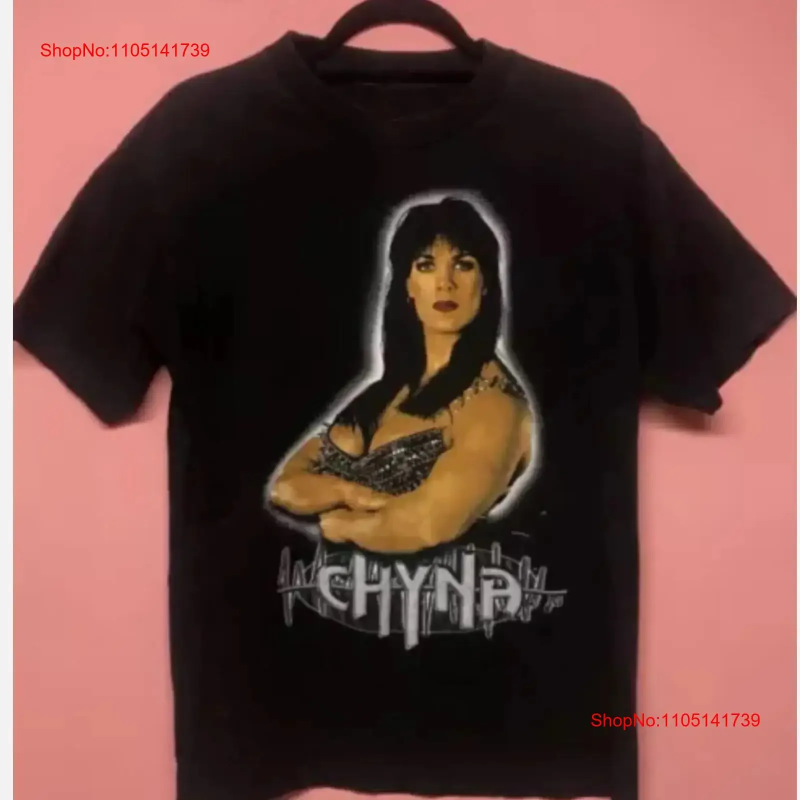 

Футболка Chyna Wrestling, новый односторонний базовый винтажный стираный эластичный графический мягкий универсальный повседневный топ для повседневной носки