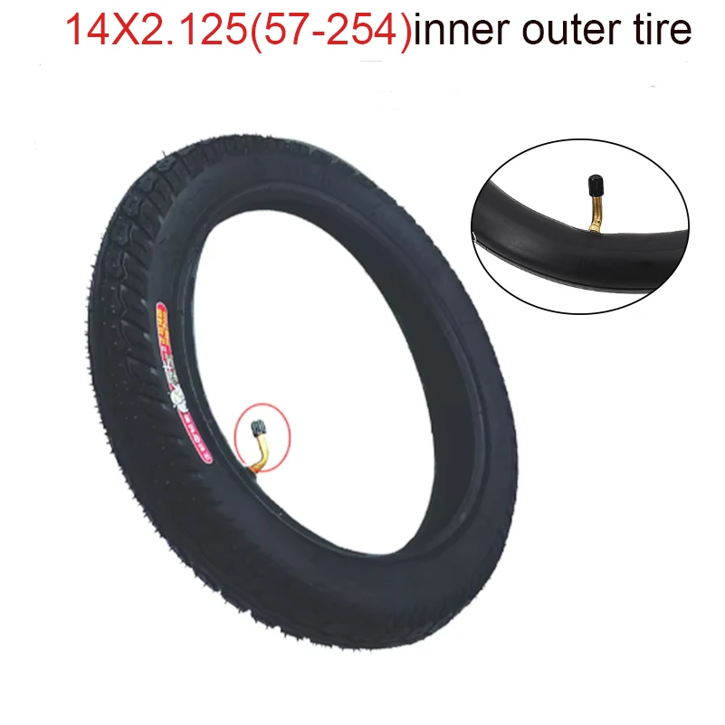 

14 Inch Tire 14x2.125 57-254 Camera for Ninebot One A1 S2 Unicycle Kugoo V1 Jetson Bolt Pro E-bike Electric Scooter Accessories