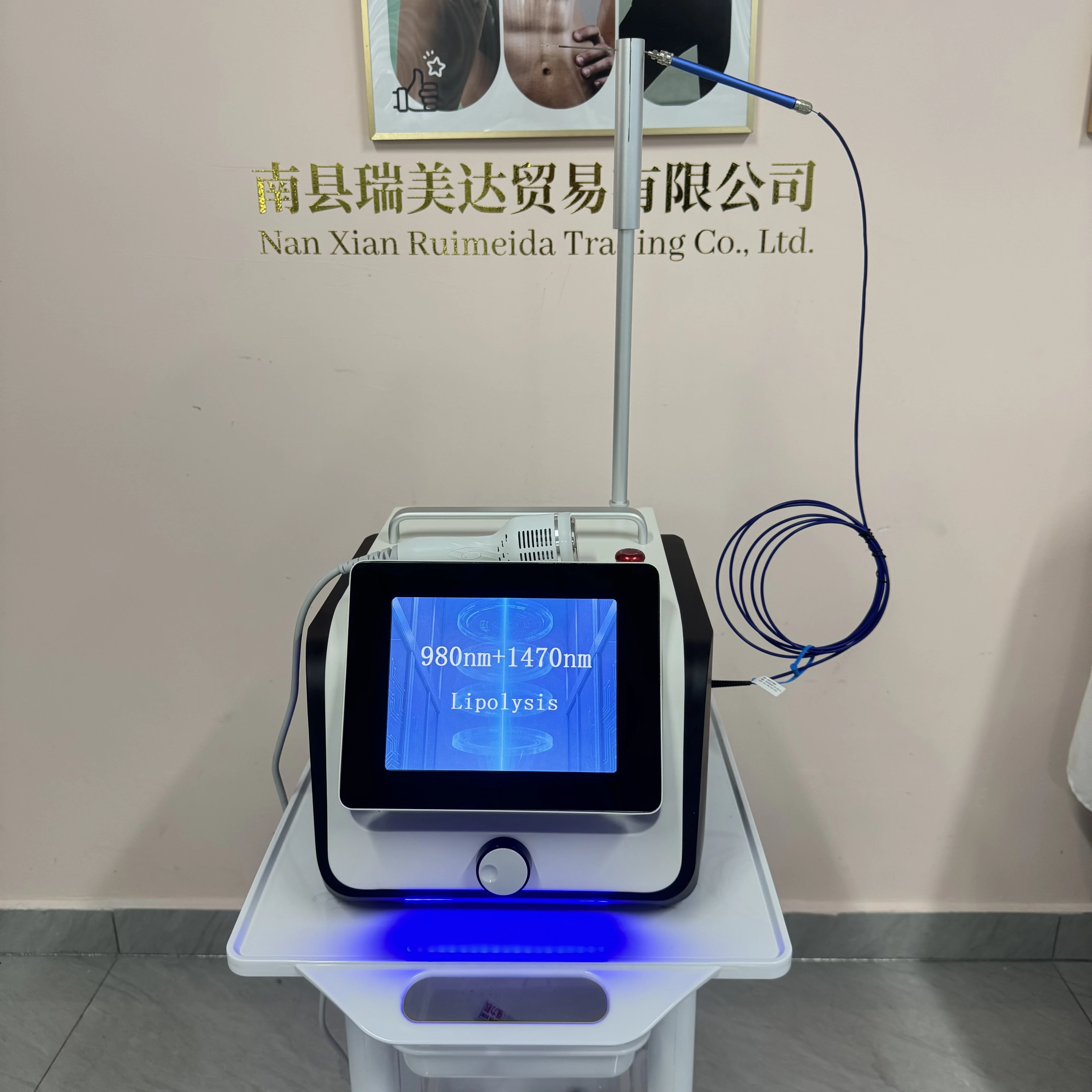 980nm 1470nm Lipolysis Vascular Medical Diode Laser Endo 980nm Lifting Physical Therapy Endolaser Machine