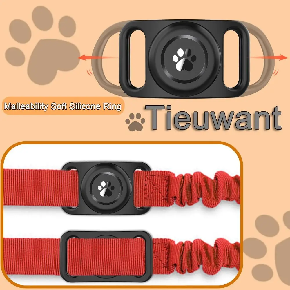À prova dwaterproof água para airtag cão colar titular caso leve extensível rastreador capa protetor de silicone manga protetora gato