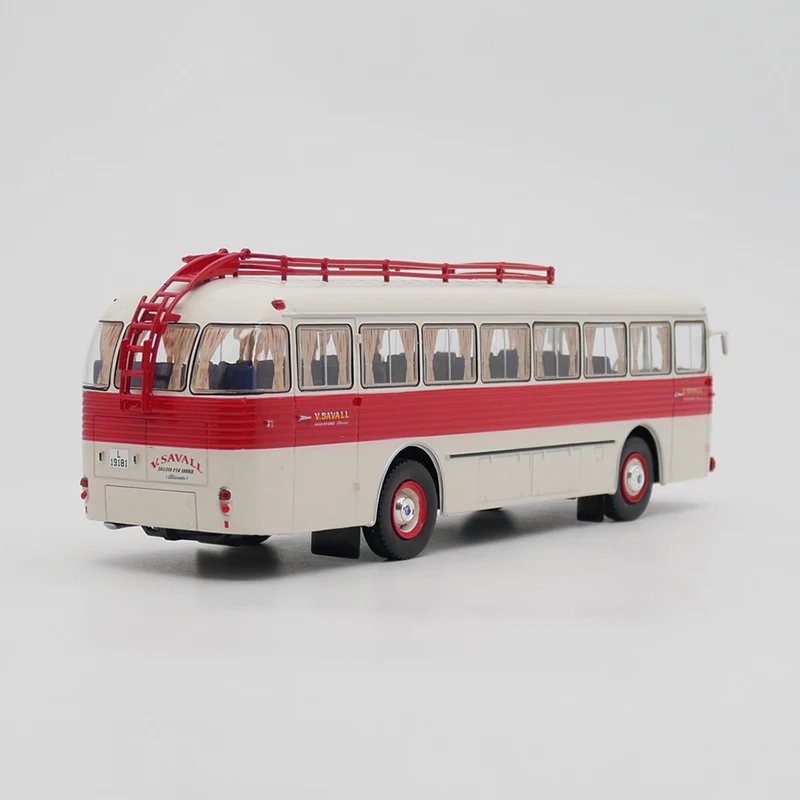 1:43 Scale Diecast Alloy Pegaso 6040 Monorail 1960 Spanish Bus Toys Cars Model Classics Adult Gifts Souvenir Static Display