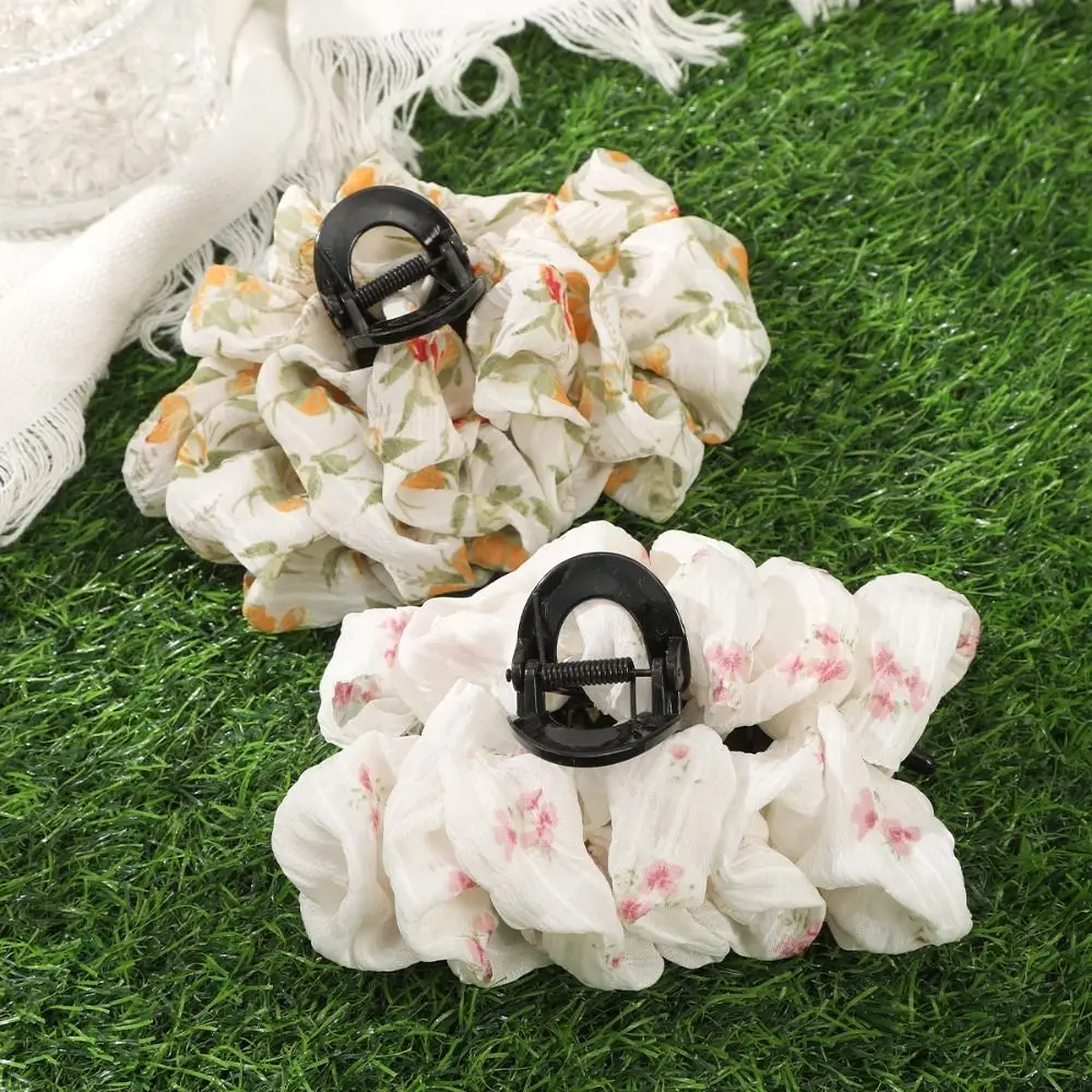 Jepit Rambut Bohemia Klip Ekor Kuda Cakar Rambut Bunga Sifon Jepit Rambut Lucu Klip Rambut Bunga Hiasan Kepala Cakar Rambut Busur Anak Perempuan