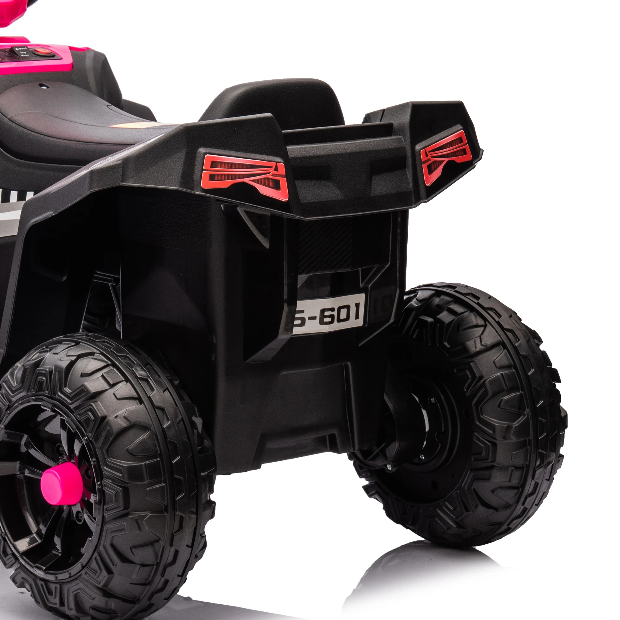 12V Kids Atv with Spring Suspension, Forward & Reverse, Pink