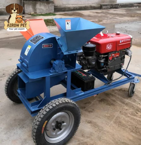 AIROW Weiwei Machinery MFJ-420 diesel Engine Wood Crusher Machine