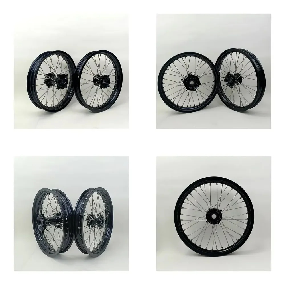 【2026 Popular】 High Quality 7050 Aluminum Alloy 14/16/17/19 Inch Motorcycle Wheels Set Fit SX85 MC50 TC 85