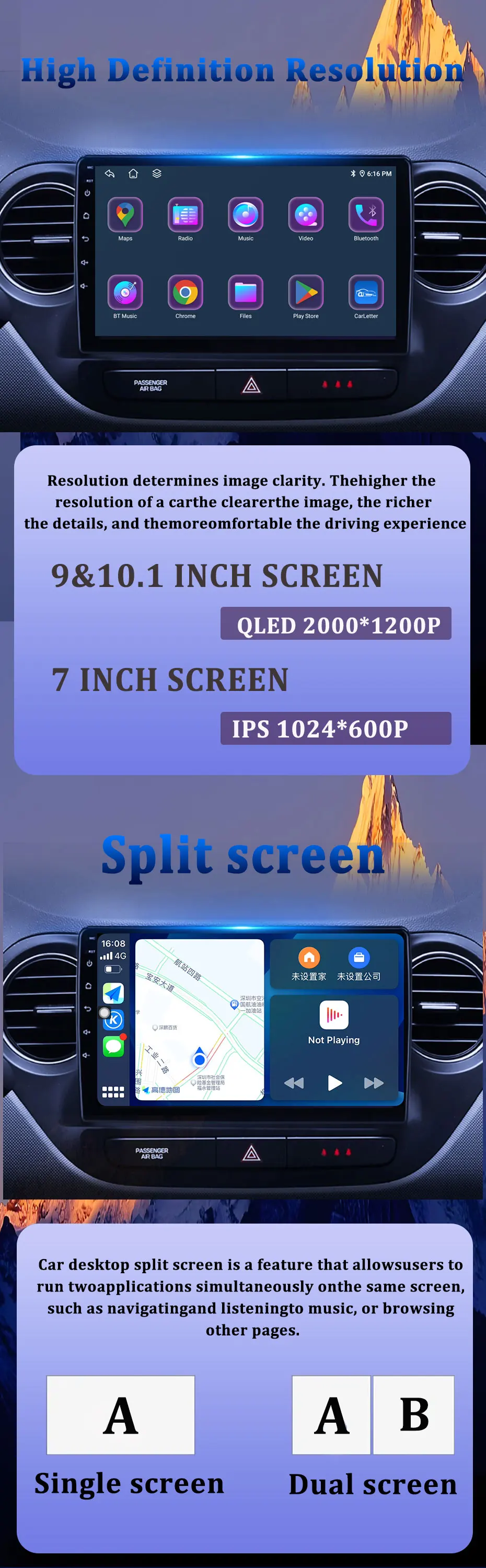 أندرويد 15 سيارة لتويوتا فيتز XP10 يارس بلاتز صدى 1999-2005 راديو تلقائي Carplay ستيريو الوسائط المتعددة مشغل سيارة لتحديد المواقع والملاحة 4G
