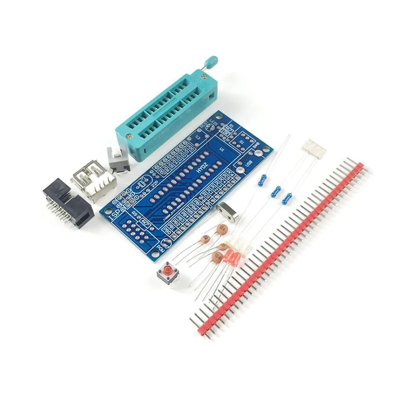 ATmega8 ATmega48 ATMEGA88 Development Board AVR (NO Chip) New Diy Electronic Module Diy Kit Pcb Board USB Interface