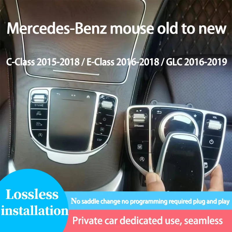 Boutons multimédias, joystick, souris tactile, commande centrale d'origine pour Mercedes Benz Classe C/E GLC W213 W205 X253 2015-2019