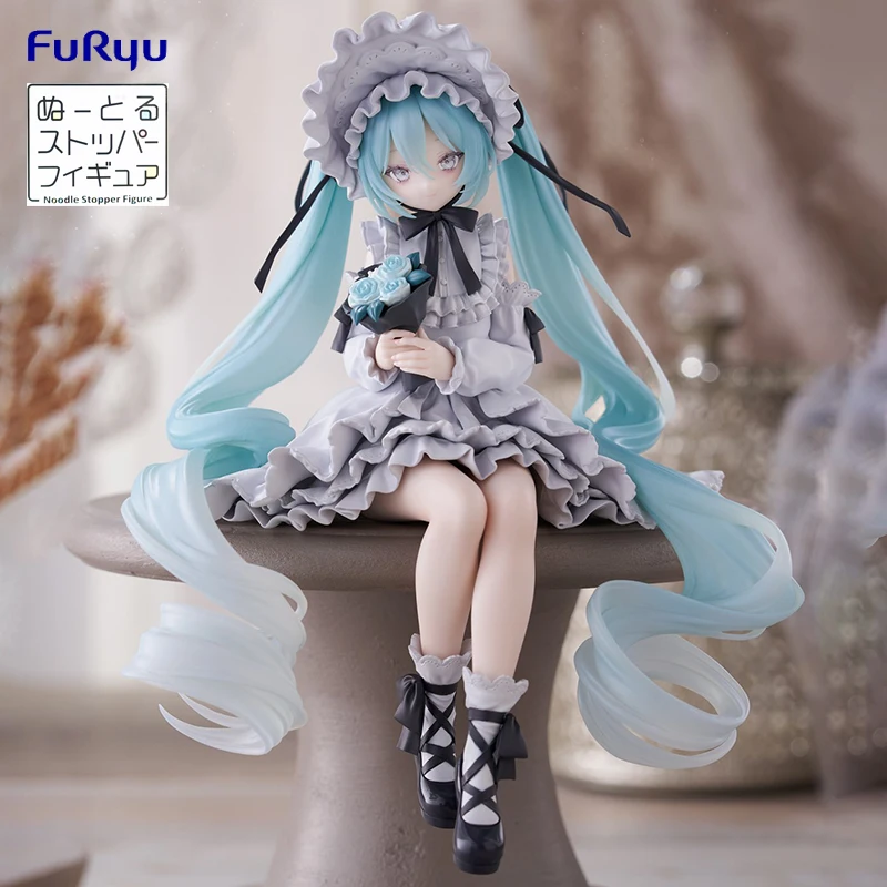 在庫あり-フリュー-ヌードルストッパー-初音ミク-ヴィンテージドール-pvc-15cm-アニメアクションフィギュア-モデルコレクション玩具