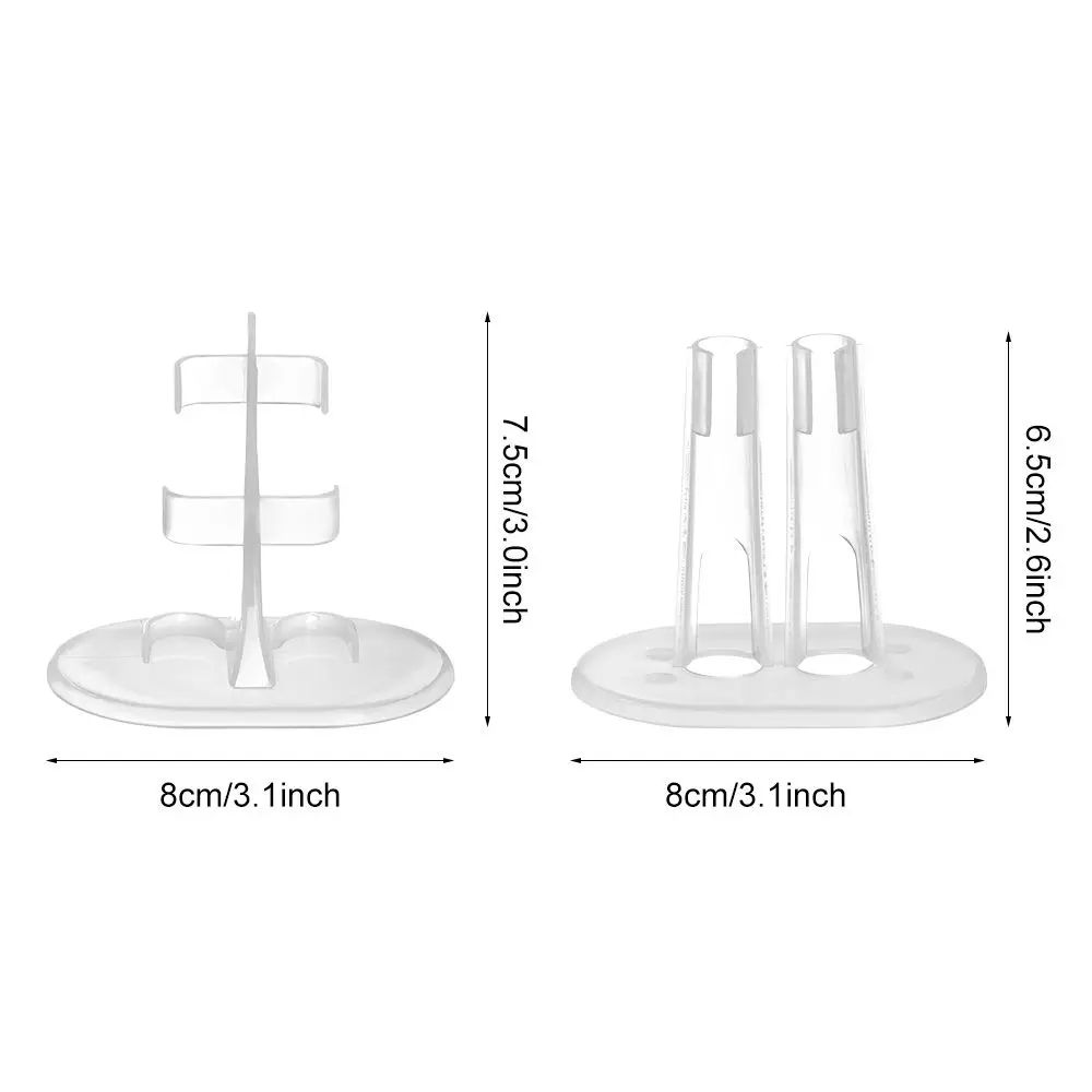 5PCS/Set Transparent Plastic Doll Stand Doll Display Holder For Dolls Stands Doll Accessories Clear Doll Support Leg Holders
