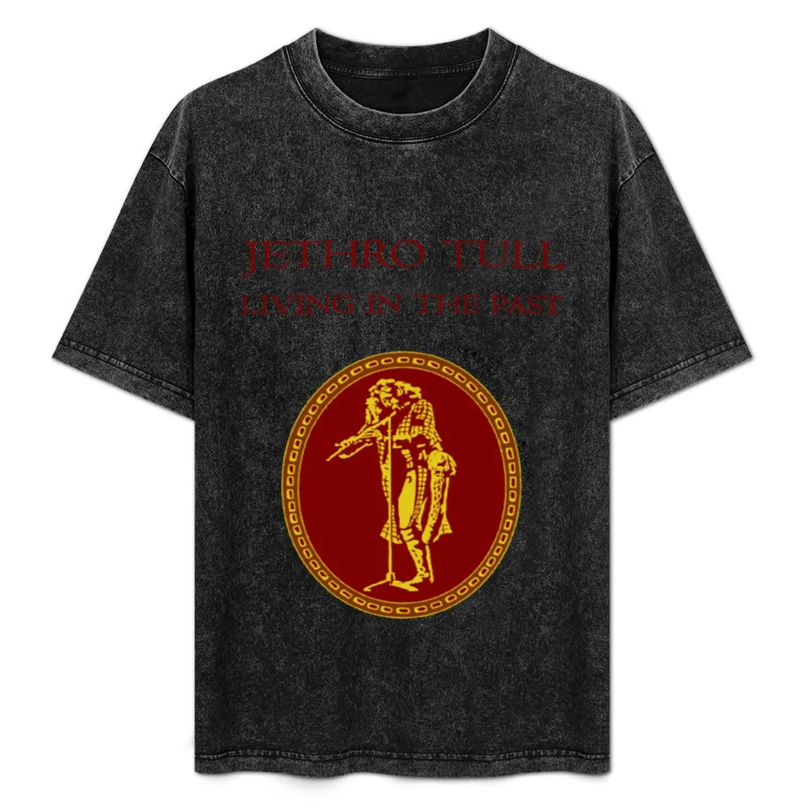 Camiseta Crest of a Knave Jethro Tull Flute dos anos 70, camiseta básica para uso diário