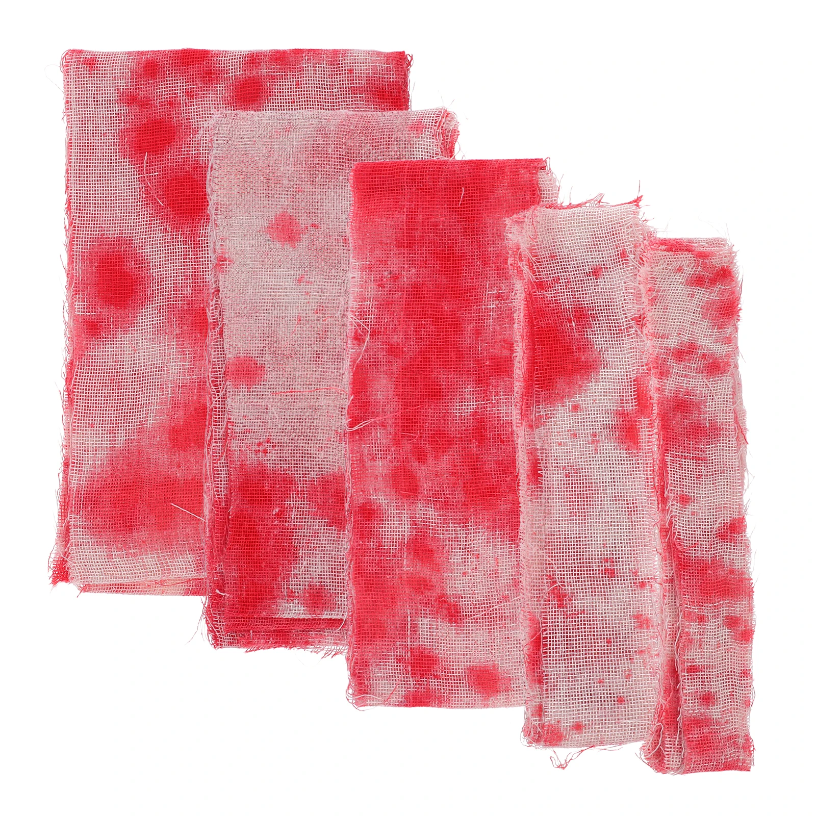 

5 шт., повязка для вечеринки, Хэллоуин, кровавая лента, жуткие украшения, бинты, костюм для макияжа, реквизит, ткань для косплея, предупреждение, страшно