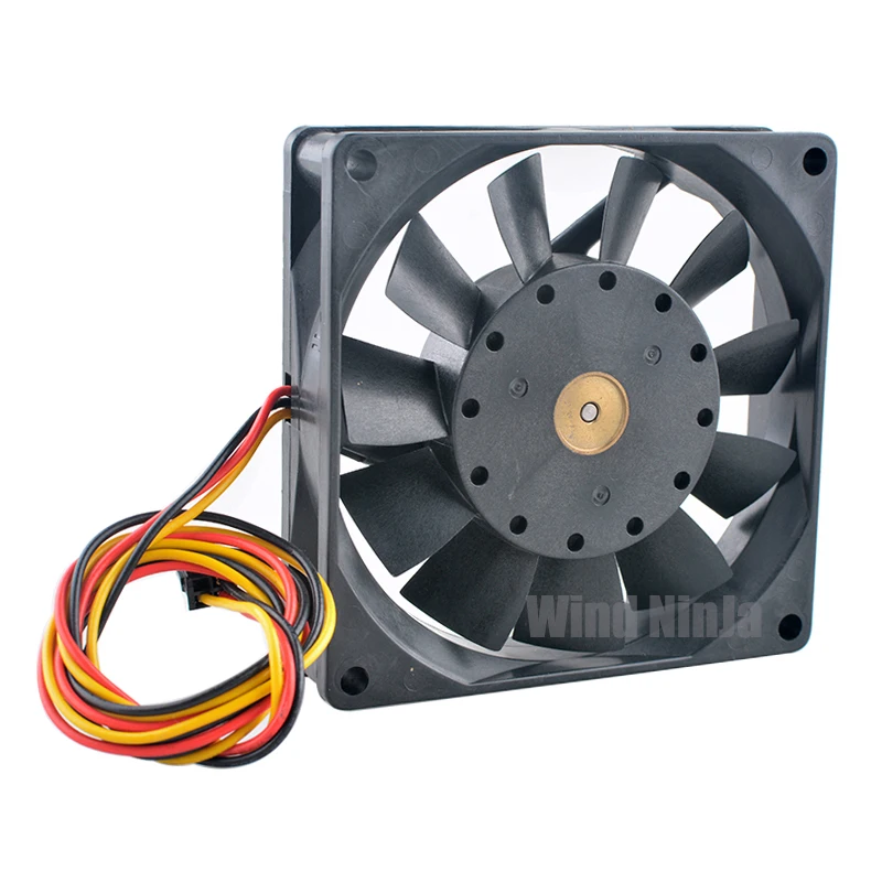 8cm 80mm Cooling Fan 80x80x20mm DC48V 0.08A 3-Pin Dual Ball Bearing for Server Power Frequency Converter 109P0848C604